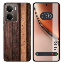 Funda Silicona para Realme P3 5G diseño Madera 05 Dibujos