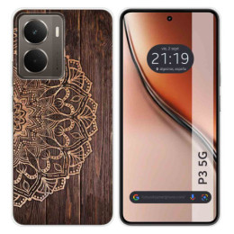 Funda Silicona para Realme P3 5G diseño Madera 06 Dibujos