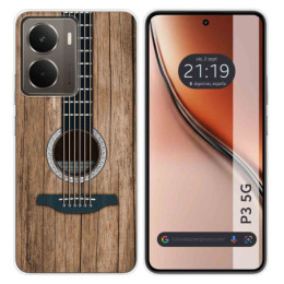 Funda Silicona para Realme P3 5G diseño Madera 11 Dibujos