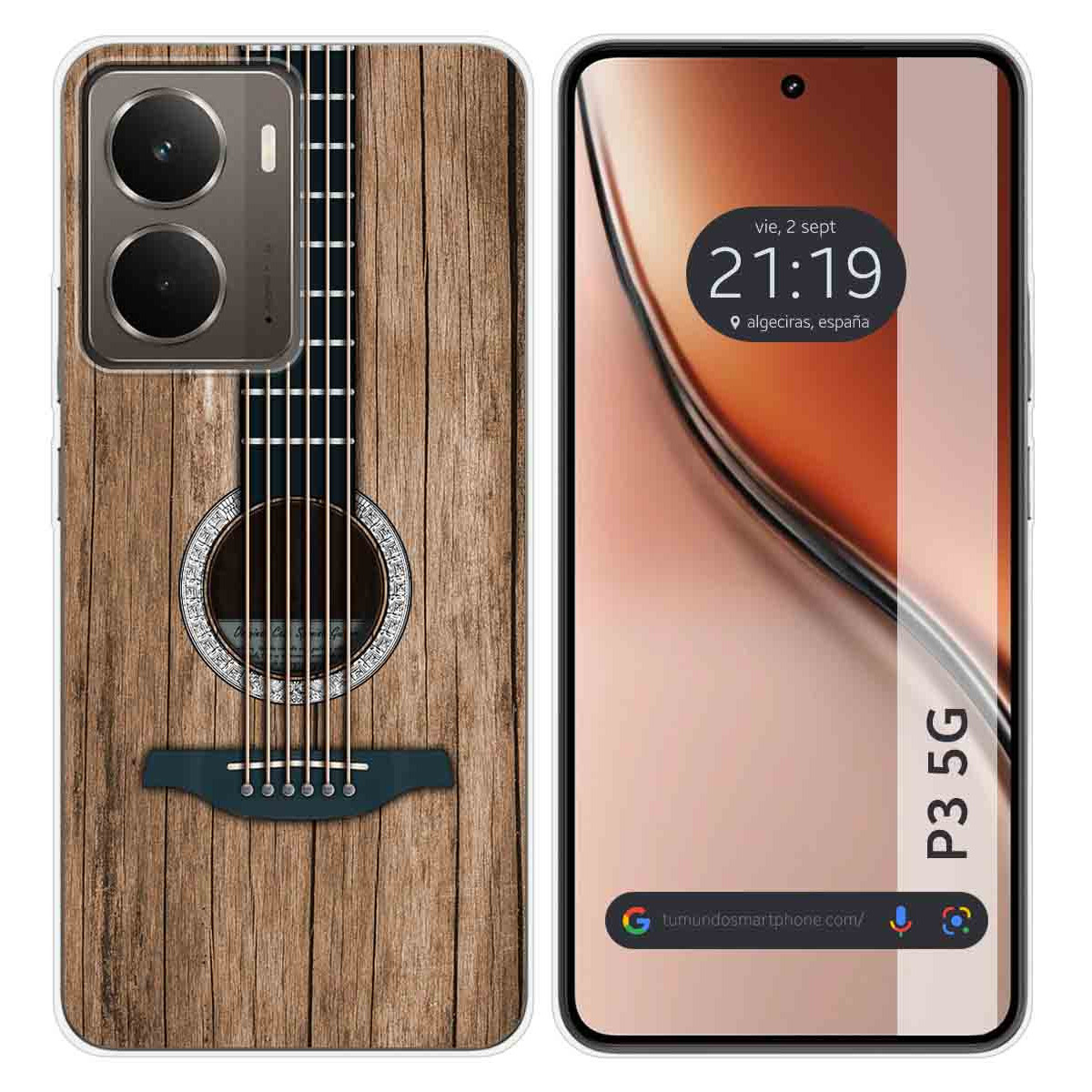 Funda Silicona para Realme P3 5G diseño Madera 11 Dibujos
