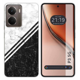 Funda Silicona para Realme P3 5G diseño Mármol 01 Dibujos