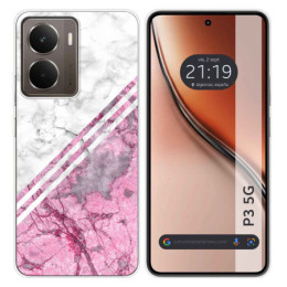 Funda Silicona para Realme P3 5G diseño Mármol 03 Dibujos