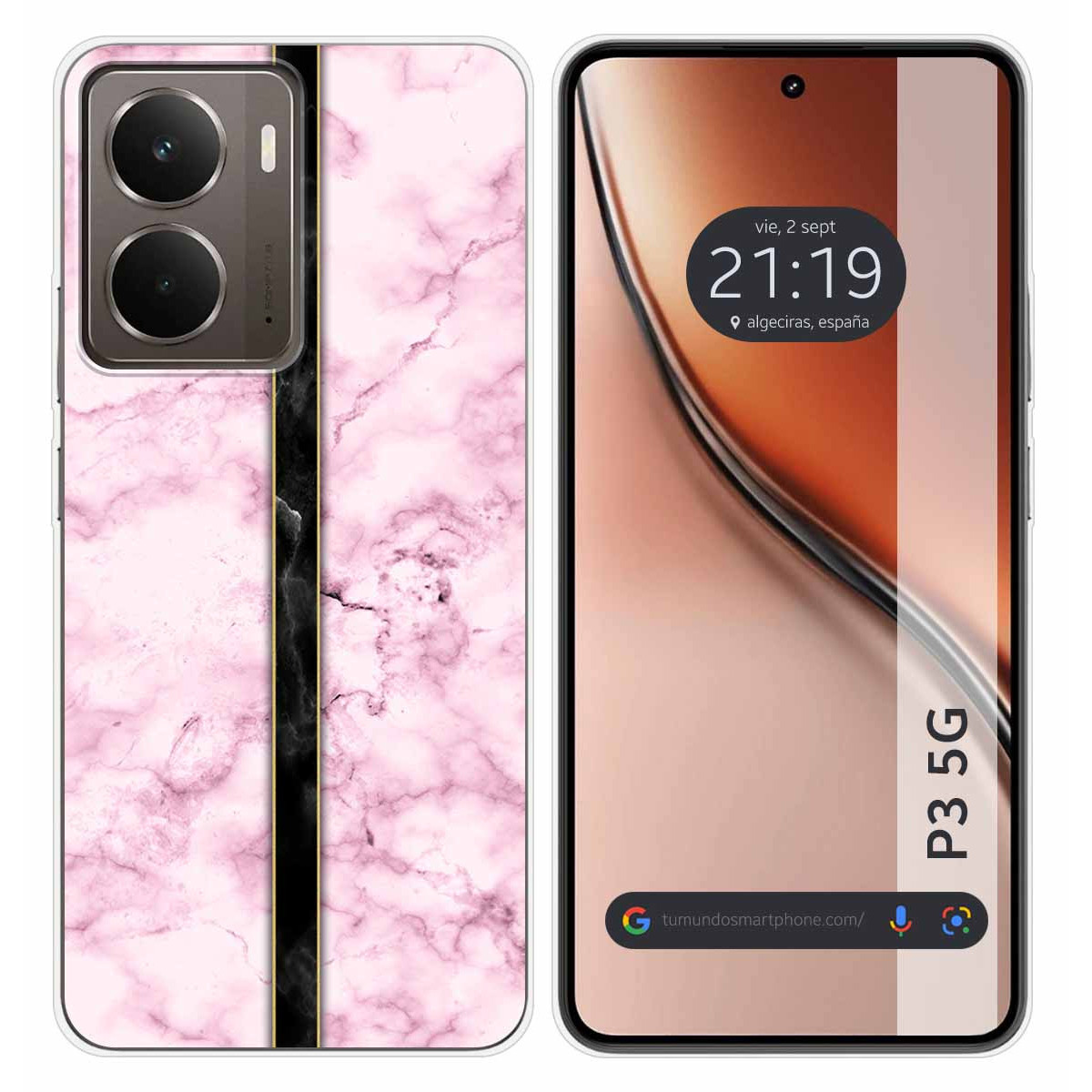 Funda Silicona para Realme P3 5G diseño Mármol 04 Dibujos