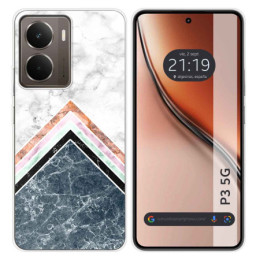 Funda Silicona para Realme P3 5G diseño Mármol 05 Dibujos