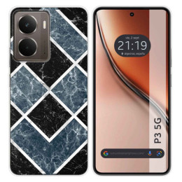 Funda Silicona para Realme P3 5G diseño Mármol 06 Dibujos