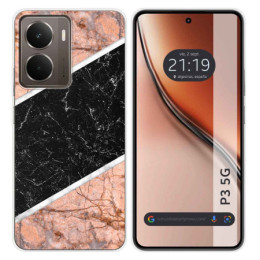Funda Silicona para Realme P3 5G diseño Mármol 07 Dibujos