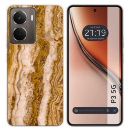 Funda Silicona para Realme P3 5G diseño Mármol 10 Dibujos