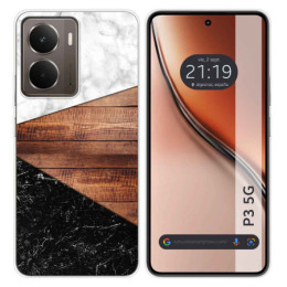 Funda Silicona para Realme P3 5G diseño Mármol 11 Dibujos