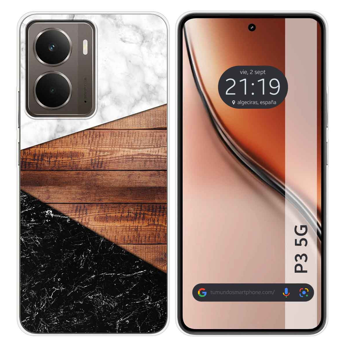 Funda Silicona para Realme P3 5G diseño Mármol 11 Dibujos
