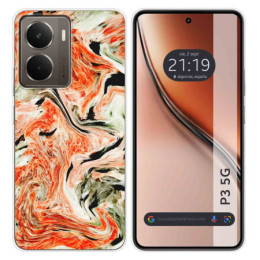 Funda Silicona para Realme P3 5G diseño Mármol 12 Dibujos