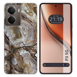 Funda Silicona para Realme P3 5G diseño Mármol 14 Dibujos