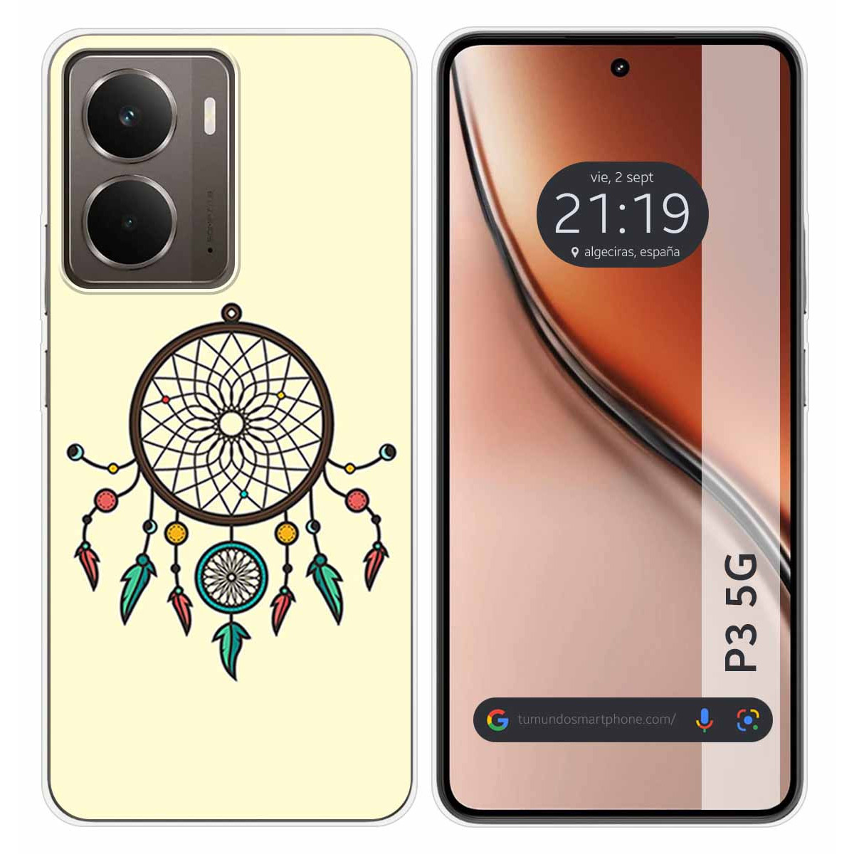 Funda Silicona para Realme P3 5G diseño Atrapasueños Dibujos