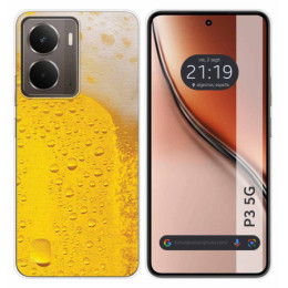 Funda Silicona para Realme P3 5G diseño Cerveza Dibujos