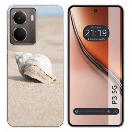 Funda Silicona para Realme P3 5G diseño Concha Dibujos