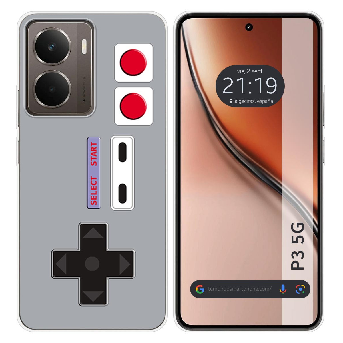 Funda Silicona para Realme P3 5G diseño Consola Dibujos