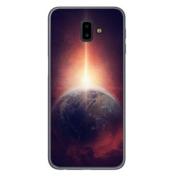 Funda Gel Tpu para Samsung Galaxy J6+ Plus Diseño Tierra Dibujos