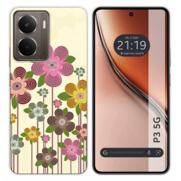 Funda Silicona para Realme P3 5G diseño Primavera En Flor Dibujos