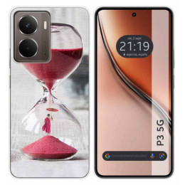Funda Silicona para Realme P3 5G diseño Reloj Dibujos