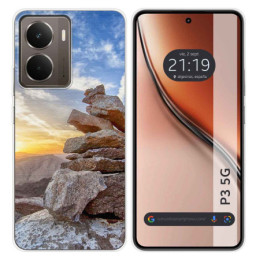 Funda Silicona para Realme P3 5G diseño Sunset Dibujos