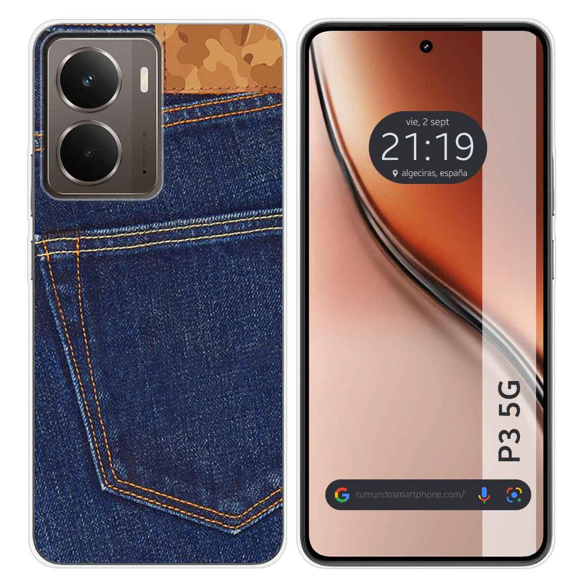 Funda Silicona para Realme P3 5G diseño Vaquero Dibujos
