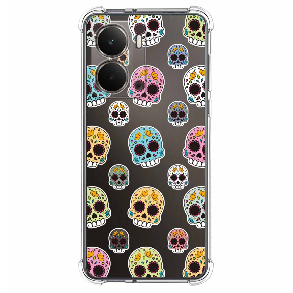 Funda Silicona Antigolpes para Realme P3 5G diseño Catrina Dibujos