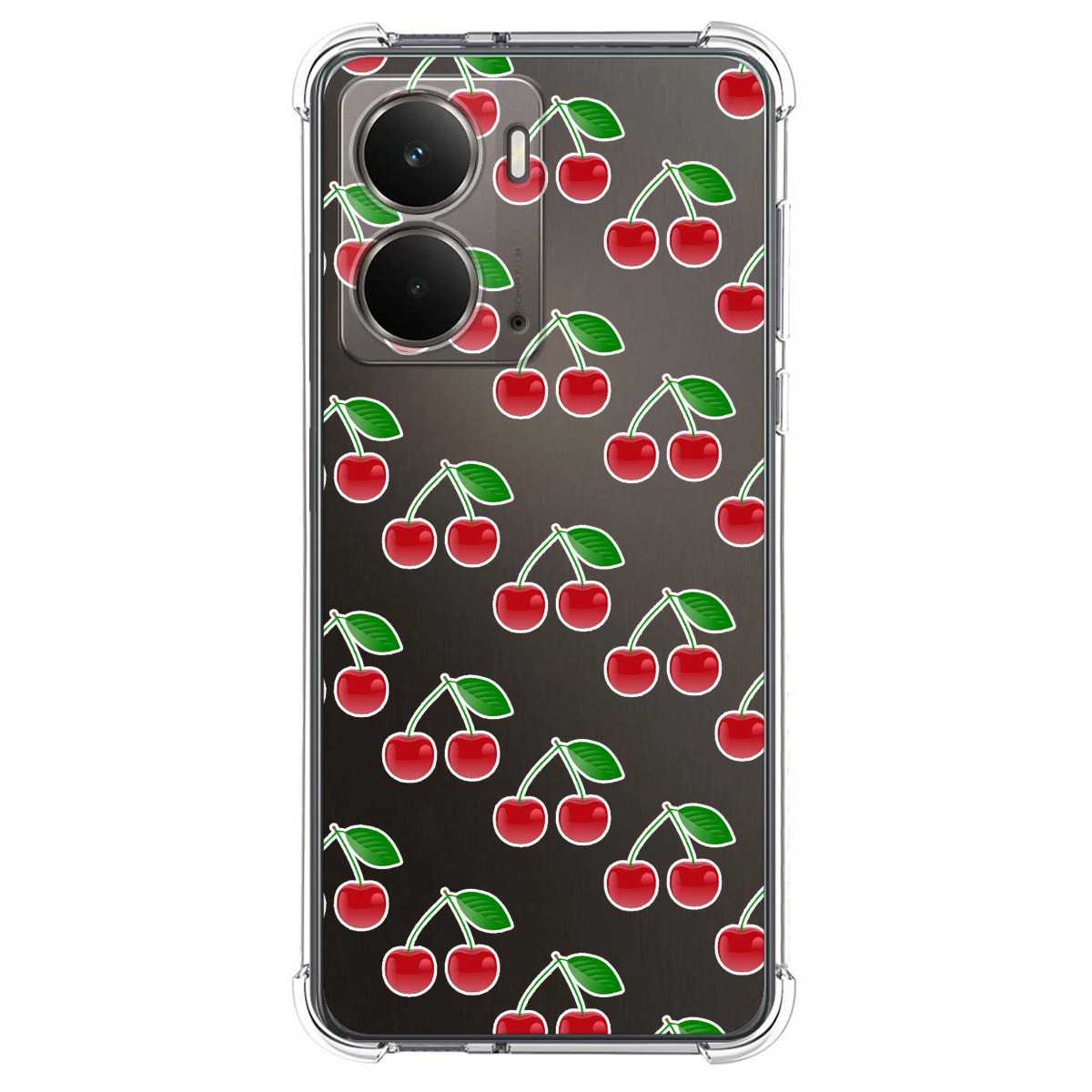 Funda Silicona Antigolpes para Realme P3 5G diseño Cerezas Dibujos