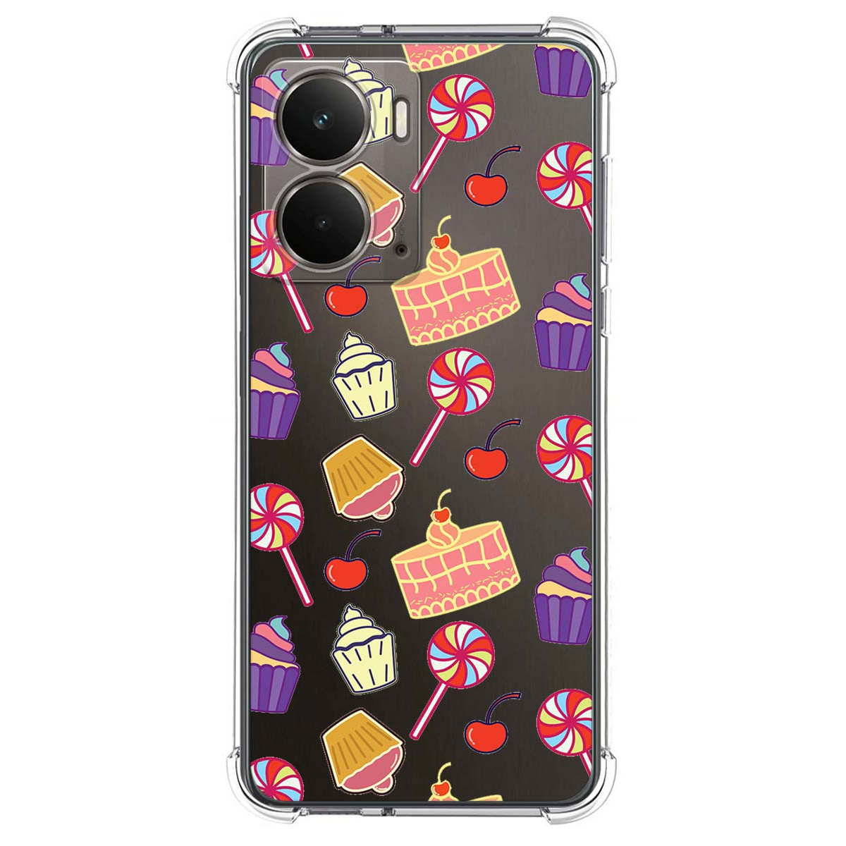 Funda Silicona Antigolpes para Realme P3 5G diseño Dulces 01 Dibujos