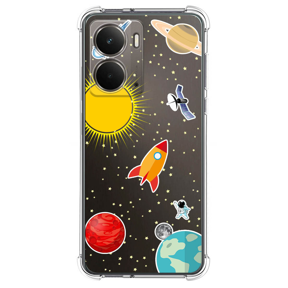 Funda Silicona Antigolpes para Realme P3 5G diseño Espacio Dibujos