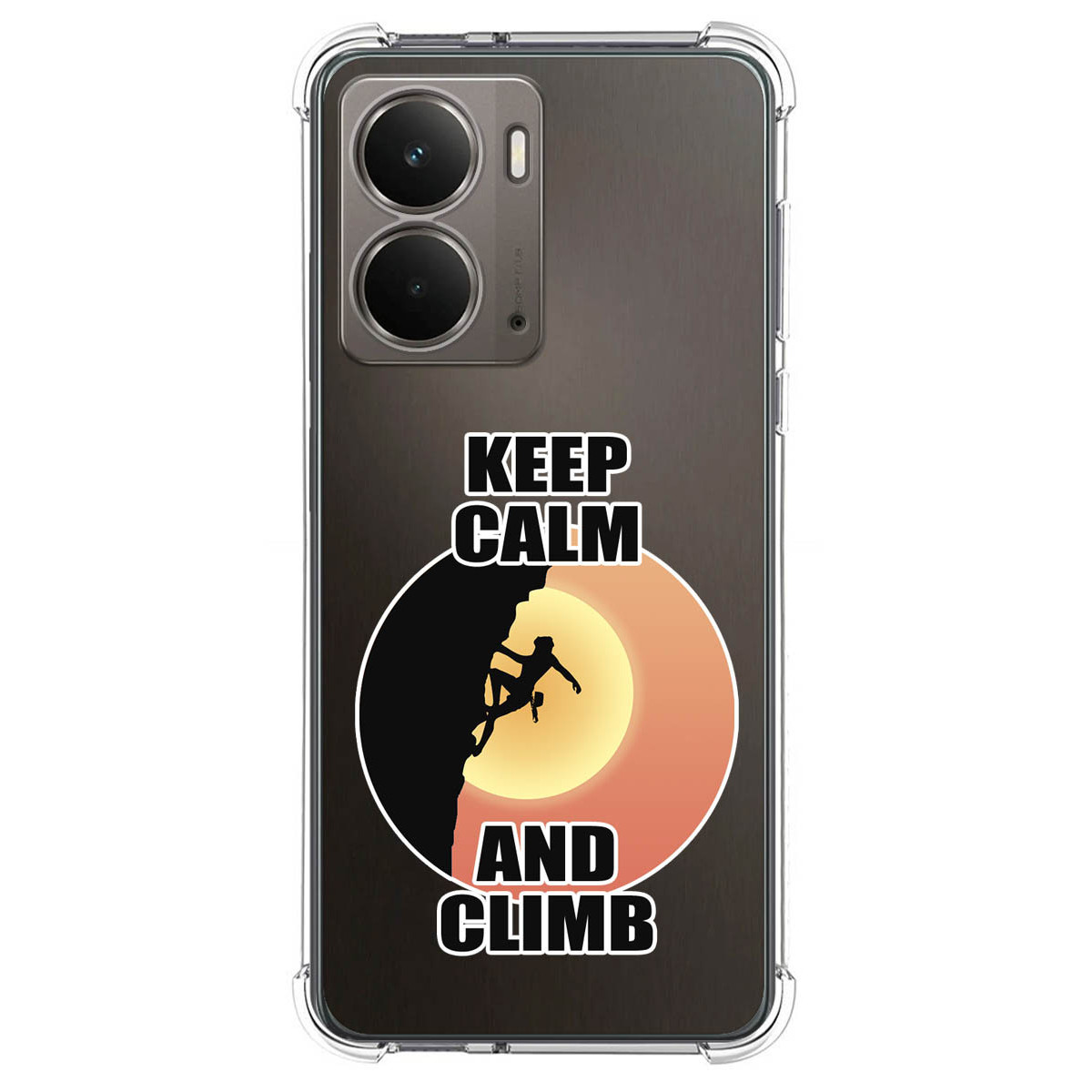 Funda Silicona Antigolpes para Realme P3 5G diseño Mujer Escalada Dibujos