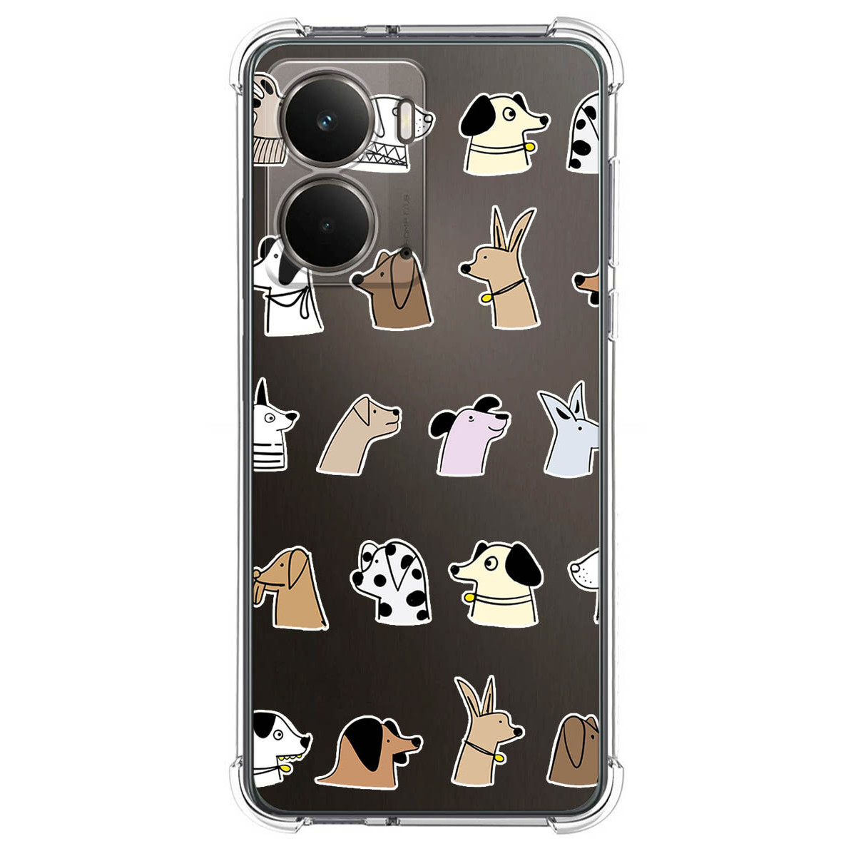 Funda Silicona Antigolpes para Realme P3 5G diseño Perros Dibujos