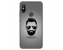 Funda Gel Tpu para Xiaomi Redmi Note 6 Pro Diseño Barba Dibujos
