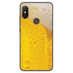 Funda Gel Tpu para Xiaomi Redmi Note 6 Pro Diseño Cerveza Dibujos