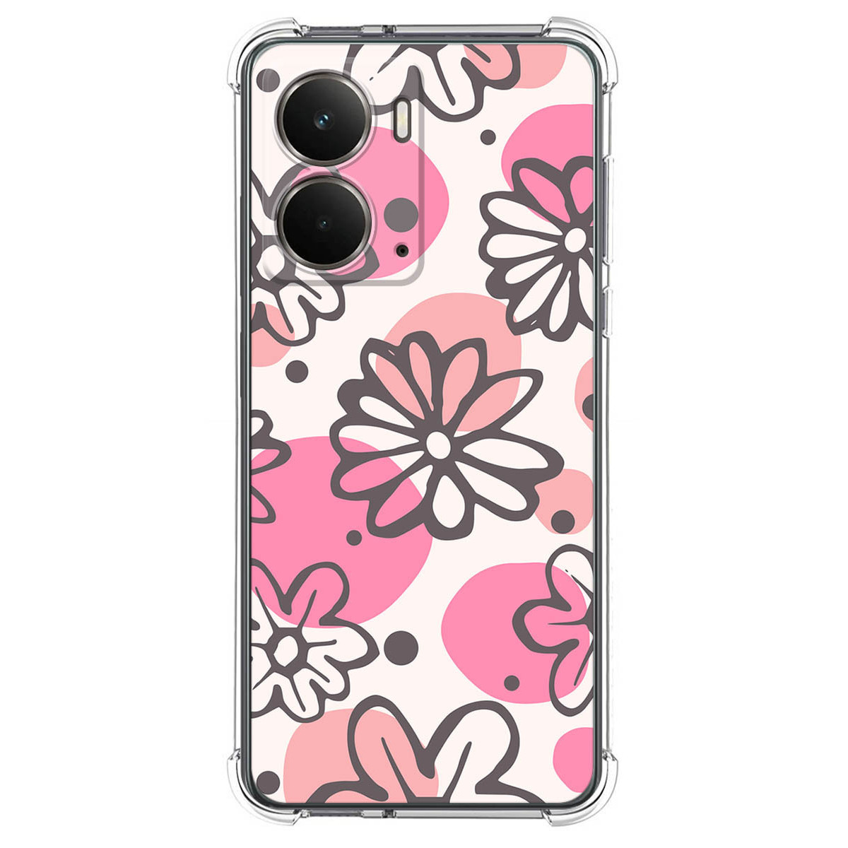 Funda Silicona Antigolpes para Realme P3 5G diseño Flores 09 Dibujos