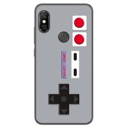 Funda Gel Tpu para Xiaomi Redmi Note 6 Pro Diseño Consola Dibujos