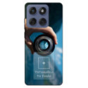 Personaliza tu Funda Silicona Gel Tpu Negra con tu Fotografia para Motorola Edge 60 / 60 Fusion 5G Dibujo Personalizada