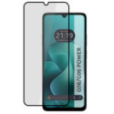 Protector Cristal Templado Completo 5D Full Glue Negro para Motorola Moto G06 / G06 Power 4G Vidrio