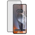 Protector Cristal Templado Completo 5D Full Glue Negro para Motorola G86 / G86 Power 5G Vidrio