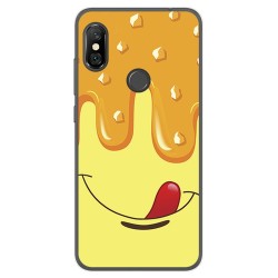 Funda Gel Tpu para Xiaomi Redmi Note 6 Pro Diseño Helado Vainilla Dibujos