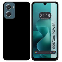 Funda Silicona Gel TPU Negra para Motorola Moto G06 / G06...