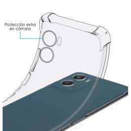 Funda Silicona Antigolpes Transparente para Motorola Moto... 2