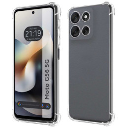 Funda Silicona Antigolpes Transparente para Motorola Moto...