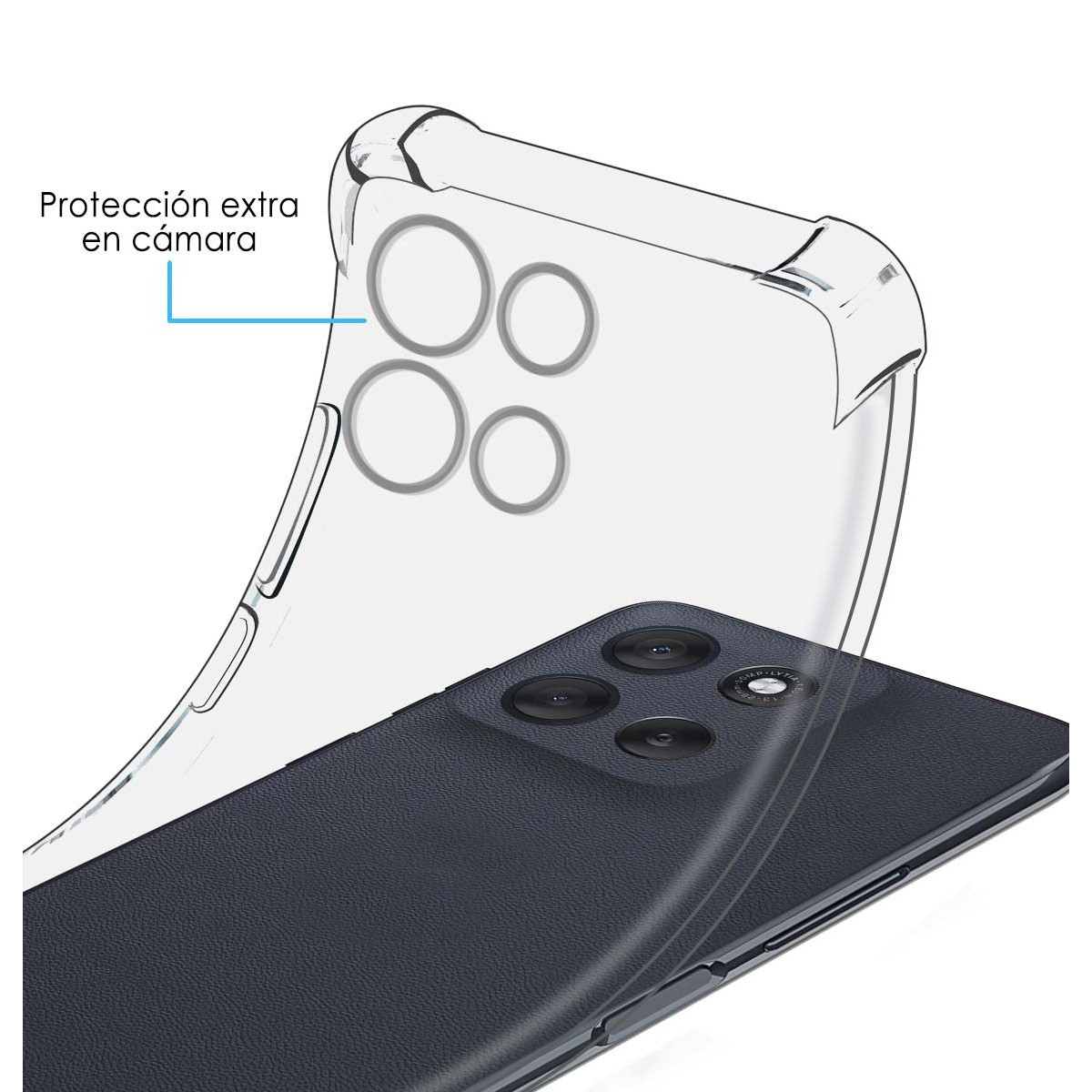 Funda Silicona Antigolpes Transparente para...