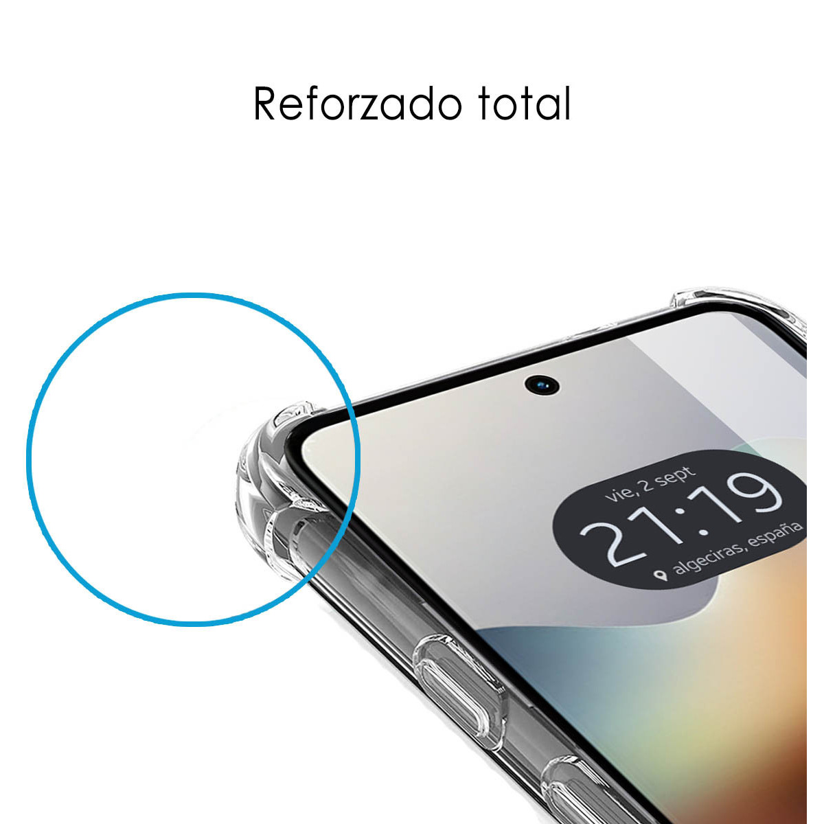 Funda Silicona Antigolpes Transparente para...