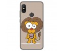 Funda Gel Tpu para Xiaomi Redmi Note 6 Pro Diseño Leon Dibujos