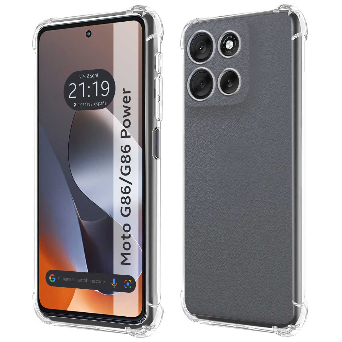 Funda Silicona Antigolpes Transparente para...