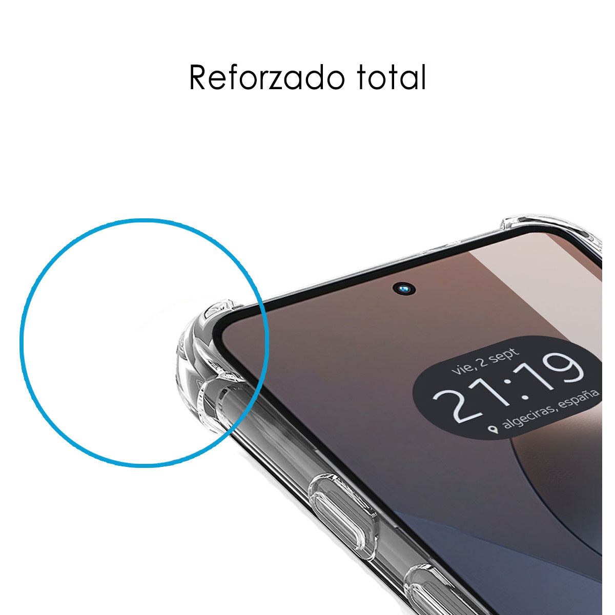 Funda Silicona Antigolpes Transparente para...