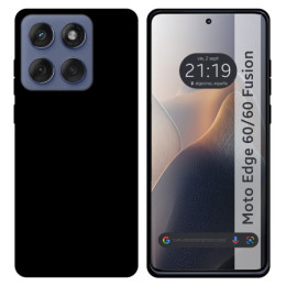 Funda Silicona Gel TPU Negra para Motorola Edge 60 / 60...