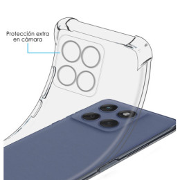 Funda Silicona Antigolpes Transparente para Motorola Edge 60 / 60 Fusion 5G 2