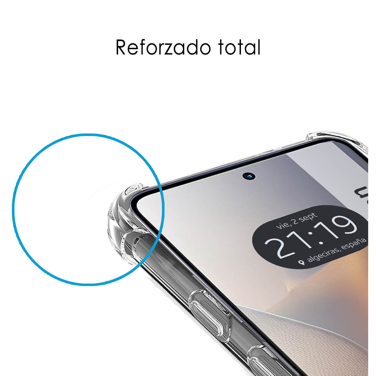 Funda Silicona Antigolpes Transparente para Motorola Edge 60 / 60 Fusion 5G