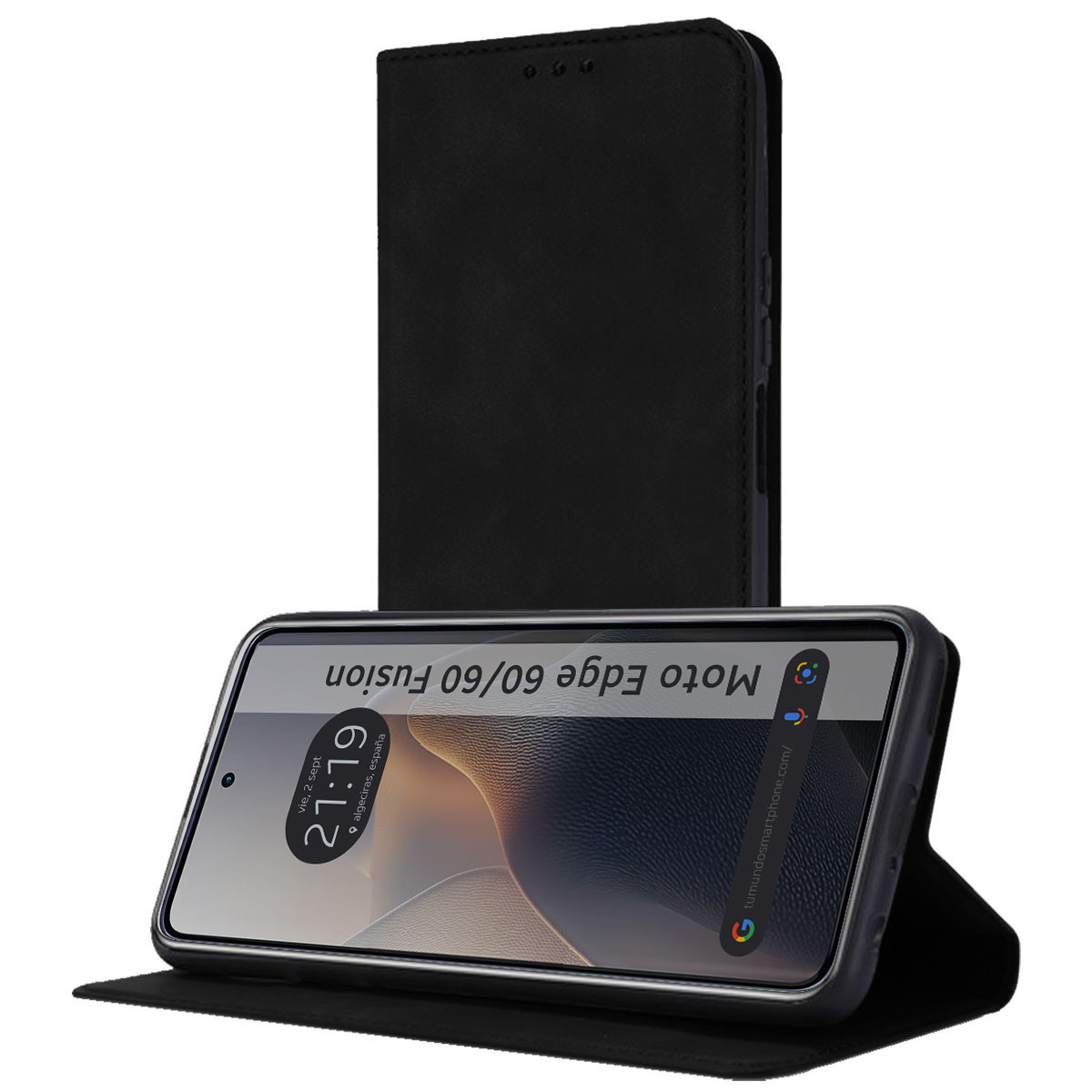 Funda Libro de Polipiel con tarjetero para...